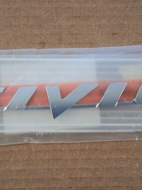 2006-2011 Honda Civic Rear Nameplate Genuine OEM